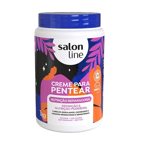 Salon line Crema para peinar Nutrición reparadora