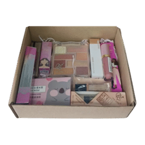 Cajita de maquillaje navideña