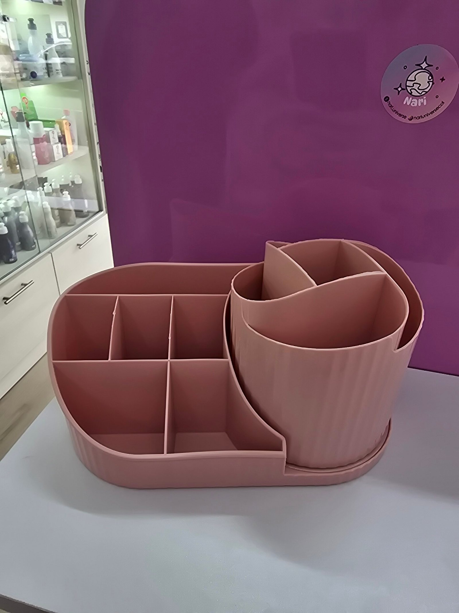 Neceser rosado pequeño
